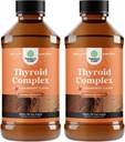 High Absorption Thyroid Support Supplement - Vegan Liquid Iodine Supplements for Thyroid Support for Women and Men with Myo-Inositol Selenium and Stinginging Nettle for Enhanced Energy and Focus 2 Pack