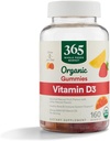 365 by Whole Foods Market, Organic Vitamin D3 Gummy, 160 Cuenta
