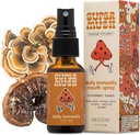 SuperMush Daily Immunity Mouth Spray Organic - Mushroom Immunity Spray Suplementos - Turquía Tail &amp; Reishi Mixed Mushrooms Extracto - Immune &amp; Digestive Health Support - 30ml Puro &amp; Orgánico Turquía Tail