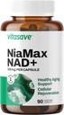 Vitasave NiaMax NAD+ Suplemento – 300mg Niacinamide Riboside per Capsule – High-Potency NAD+ Precursor para la energía, el envejecimiento saludable y la función metabólica – Vegan, no Gluten-Free (90 cápsulas)