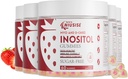 Inositol Gummies, Inositol Suplemento con Myo-Inositol & D-Chiro Inositol + Vitamina D3, Ideal 40:1 Ratio, con Magnesium Glycinate 400mg, soporta ciclo regular para las mujeres, Vegan, 5 Pack