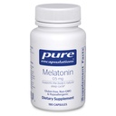 Encapsulaciones puras Melatonina 0.5 mg - Ayudador natural del sueño para la hora de dormir - Regula el ciclo del sueño-algo - 0.5 mg Melatonina - Vegan " No GMO - 180 cápsulas