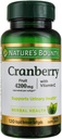 La recompensa de la naturaleza Cranberry Fruit Softgels 4200mg más Vitamina C, 100 cuentan
