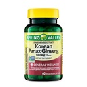 Convergence Korean Panax Ginseng Vegetarian Capsules, 100 mg, 60 Condes