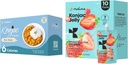 Hethstia Konjac Jelly Strawberry Flavor with Collagen Peptides 10 Packs y Konjac Rice Gluten Gratis 12 Packs Low Calorie, Keto, Sugar Free, Healthy Food
