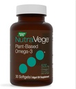 Camino de la Naturaleza NutraVege Planta base Omega-3, Corazón de Salud y Ojo y Función del Cerebro*, 30 Vegan Softgels