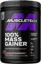 MuscleTech High Protein Mass Gainer for Men &amp; Women - Protein Powder Shakes for Weight Gain, Muscle Building &amp; Recovery with Creatine Monohydrate - Chocolate Fudge Brownie, 5.15 libras