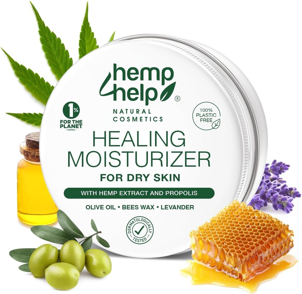 Umbral de cáñamo natural " Manuka Propolis - Hidratación profunda " hidratación intensa para el eczema, la psoriasis, " Alivio de la piel seca - Ecofinalmente, libre de crueldad, testado por dermatólogo, hecho en Alemania (3.4 oz)