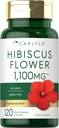 Carlyle Hibiscus Flower Extract 1100 mg  120 Capsules  durable Non-GMO, Gluten Free Supplement