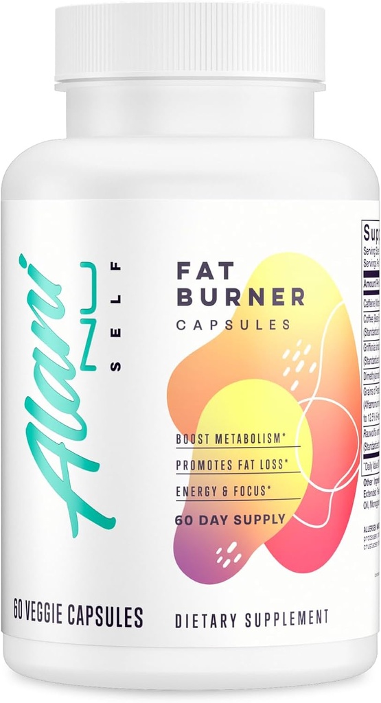 Alani Nu Premium Fat Burner Suplemento, Metabolism Booster y Appetite Suppressant, 60 Day Supply, Packaging May Vary