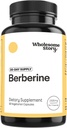 Suplemento bereberina 1500mg  Berberine 500mg Por Capsule  sometida 97% Standardized Purity tención Apoya Perfiles metabólicos " Hormonal Balance " 90 Berberine HCL Capsules Ø Suplementos bereberinos 30-Day Supply