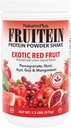 NaturesPlus FRUITEIN Exotic Red Fruit Shake - 1.3 lbs - 13 Grams of Plant-Based Protein Por Serving - Supports Energy & Immune System - Vegetarian, Gluten Free ' Non-GMO - 16 Servings