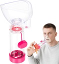 NESSI OTC Spacer Adulto con Máscara Spacer y Mouthpiece Spacer (Pink)
