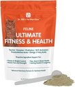 Dr. Bill’s Feline Ultimate Fitness &amp; Health ← Cat Multivitamin Powder - Suplemento diario ← Control de peso, articulación, cerebro, corazón &amp; inmuno Apoyo latitud Omega 3s, Collagen, vitaminas B, Taurina, Aminoácidos