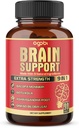 9in1 Suplemento de Apoyo Cerebral - Concentrado Ashwagandha Root, Gotu Kola Powder, Bacopa Monnieri Powder y Más - 90 cápsulas - 3 meses de suministro