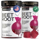 Beets for High Blood Pressure 120 Pcs (2 Pack) - Beet Root Chews with Pomegranate Juice Powder - Nitric Oxide Gummies for Energy, Cardio Health - Gummy Supplement for Men and Women - Sugar Free
