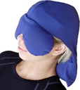Sinus Pressure &amp; Migraine Headache Relief Cap and Eye Wrap - Deep Penetrating Herbal Ice hat for Hot or Cold Sinus Doin Relief