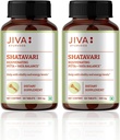JIVA Shatavari Tablets 500mg ← Suplemento ayurvédico para hombres y mujeres - 120 Tabletas (Pack of 2)