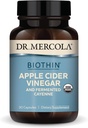 Dr. Mercola Biothin Organic Apple Sider Vinegar y Fermented Cayenne, 30 Servings (30 Capsules), Suplemento dietético, Apoyo Digestivo, Non-GMO, USDA Organic