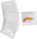 Bolsas de bolsas extra-Thick Pill - (Pack of 100) 3" x 2" 8 Mil - BPA Gratis, Píldoras de cobre desechables Baggies, Daily AM Medicina Organizador Pouches, Clear Reusable w/Write-on Labels