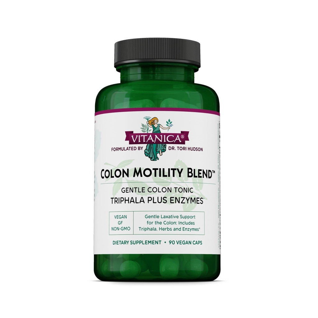 Vitanica Colon Motility Blend, Colon Support, Vegan, 90 cápsulas
