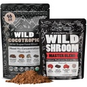 Cocotropic Organic Mushroom Cacao Mix (16oz) &amp; Master Mushroom Blend (4oz) Bundle for Energy and Mental Clarity
