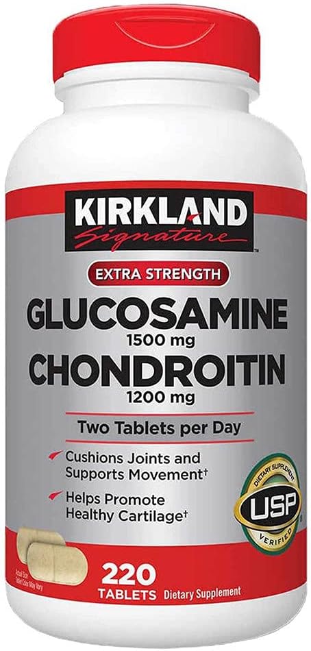 Kirkland firma Glucosamina " Condroitina, 220 tablas (4 paquete)