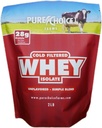 Pure Choice Unflavored Whey Protein Isolate Powder, 28g Protein &amp; Sugar-Free, Undenatured Whey, 1 Ingrediente, No Fillers o Sweeteners artificiales (Unflavored, 2 lb)