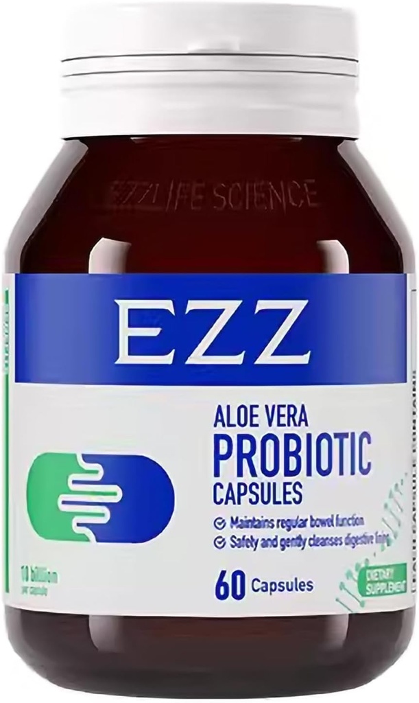EZZ Aloe Vera Probiótico ANTE Contiene enzimas australianas Aloe Vera, Cassia y Digestivas, añadir Cuatro probióticos. tención mejora la salud de Gut y la digestión, no más estreñimiento