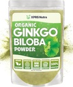 XPRS Nutra Organic Ginkgo Biloba Powder - Gingko Biloba Suplementos para la Cognición - Vegan Friendly Ginkoba Biloba Orgánico - Inmunity Boosting Ginkgo Biloba Powder (4 oz)