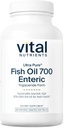 Vital Nutrients Ultra Pure® Fish Oil 700 Enteric Coated peru Heart, Brain, Immune Health* ← Sosteniblemente Fuented High EPA & DHA Omega-3 Fatty Acid ← Vanilla Flavor  Gluten, Dairy, Soy Free ← 90 Count