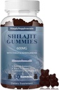 Shilajit Gummies with Ashwagandha and Chaga for Men ' Women - Shilajit Supplement with Trace Minerals & Fulvic Acid for Energy and Immunity Support, 60 Gummies