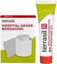 Cuidado de las heridas de Terrasil Kit de primeros auxilios: Bandage médico " Healing Ointment, Protección de infecciones para las llagas, úlceras de presión, úlceras, ampollas, cortes. Dermatólogo-Tested (0.5oz, 2"x18" Bandage)
