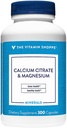Citrato de calcio &amp; Magnesio (300 cápsulas) por The Vitamin Shoppe