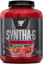 BSN SYNTHA-6 EDGE Protein Powder, con Hidrolyzed Whey, Micellar Casein, Milk Protein Isolate, Low Sugar, 24g Protein, Strawberry Milkshake, 48 Servings