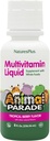 NaturesPlus Animal Parade Children's Liquid Multivitamin - Tropical Berry Flavor - 8 fl oz - Whole Food Supplement - Vegetarian, Gluten Free - 16 Servings