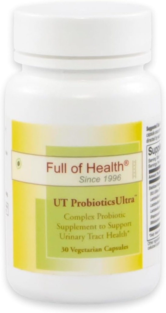 UT ProbioticsUltra [30 Vege Capsules] – Ultra-Strength (52.5 Billion CFU) Complejo Probiótico Silencio Urinary Tract Health Support ← Calidad Ingredientes No-Dairy