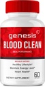 Genesis Blood Clean Capsules - Advanced Formula Supplement for Maximum Strength - Natural Blood Vessel Cleaner, GenesisBlood Clean Pills, GenesisBloodClean Pastillas Reviews (60 Capsules)