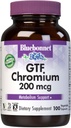 Bluebonnet Nutrition GTF Chromium 200 mcg, Soy-Free, Gluten-Free, Kosher Certified, Dairy-Free, Vegan, 100 cápsulas vegetales