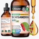 BIO KRAUTER Schisandra Berry Drops - Natural Schisandra Suplemento para Mood Support - Alcohol &amp; Sugar Free Extract - 4 Fl.Oz.