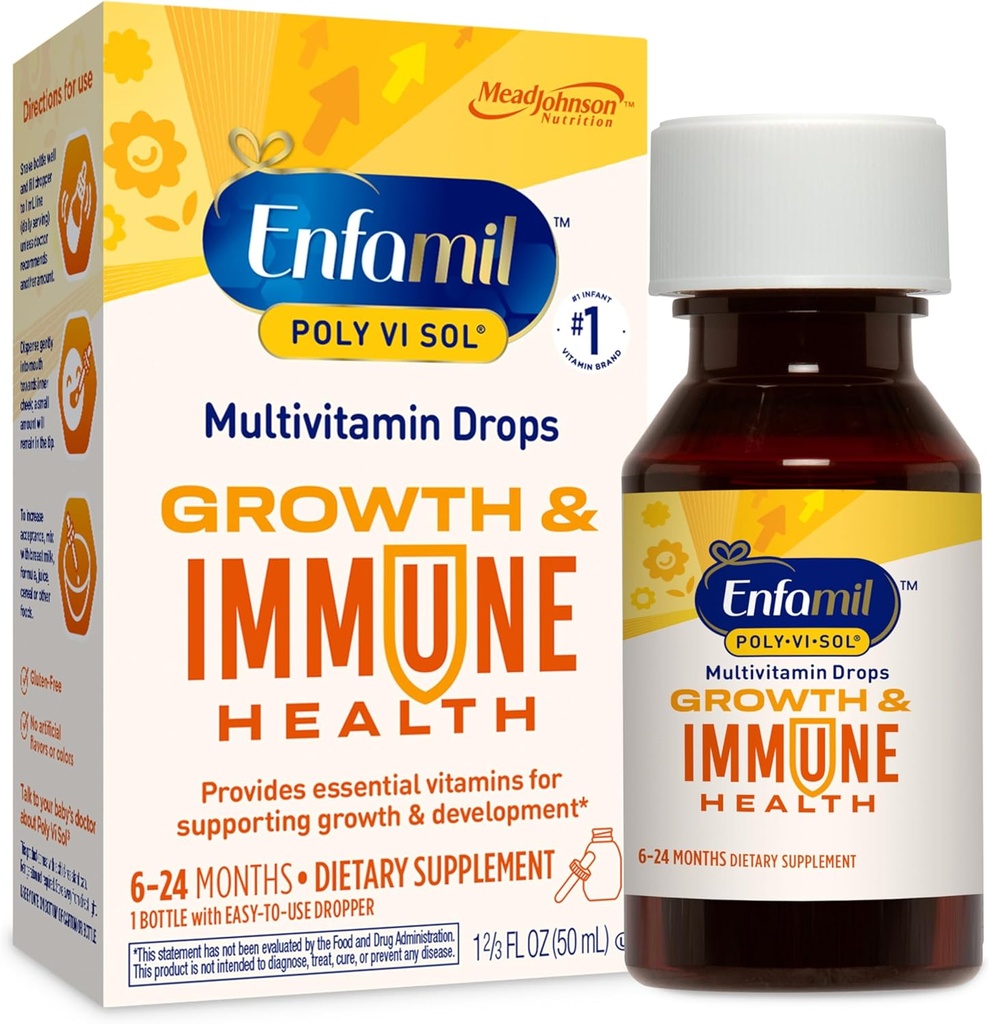 Enfamil Poly-Vi-Sol Multivitamin Suplemento gotas con hierro 50 mL
