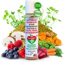 InviNutri Superfood Powder for Picky Eaters – Unflavoured, Sensory-Friendly – 40x Nutrient-Rich, 30mg Sulforaphane – Microgreens orgánicos, Frutas & verduras – Blends Invisiblemente Into Most Meals - 24 serv.