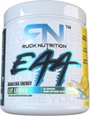 RUCK NUTRITION EAA ← Hydration, Energy, and Recovery Supplement TEN Full Spectrum Essential Amino Acids + BCAAs (30 Servings, Lit Lemon)
