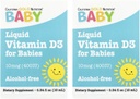 California Gold Nutrition Baby Vitamin D3 Liquid D3 Supplement for Babies, Vegetarian Friendly - Developmental Support - Alcohol &amp; Gluten Free, Non-GMO - 10 mcg (400 UI) - 0.34 fl oz (10 ml), 2