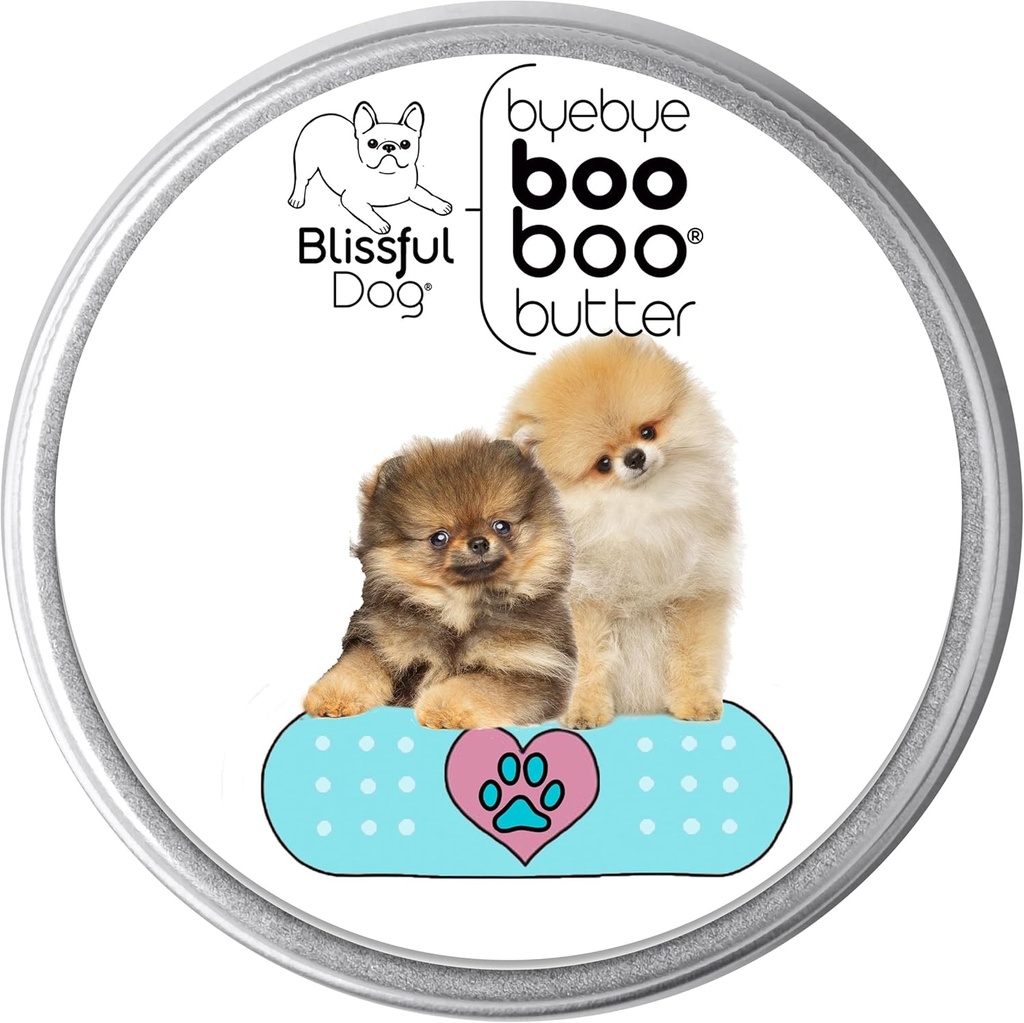El perro feliz 1 oz TIN Pomeranian Booboo Butter