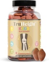 TruHeight Kids Bone Growth Gummies (Strawberry, Ages 2+) All Natural Kids & Toddler Vitamins - Vitamina D, Calcio, K, Magnesium Multivitamin, Growth & Development, Builds Strong Bones, D3 K2, Vegan