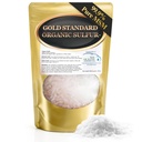 Cristales de azufre Orgánica Estándar de Oro 1lb - 99,9% Puro MSM - Alta pureza MSM Suplemento Polvo - Grandes Flakes Granulares - 3er Parte testado para la pureza