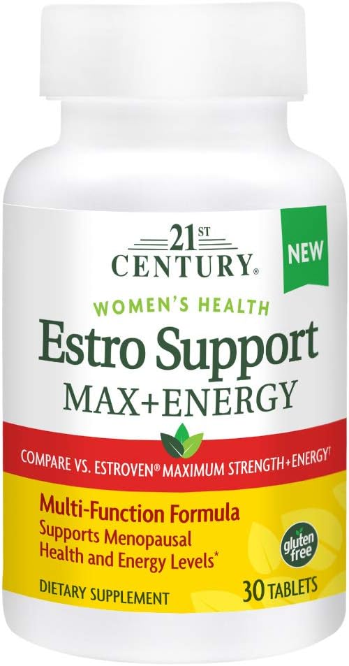 21st Century Estro Support Max + Energy, 30 Cuenta