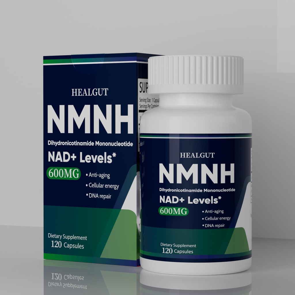 NMNH Supplement for Anti-Aging Breakthrough - Boost NAD+ Levels More Effectively Than NMNH Liposome 120 Capsules